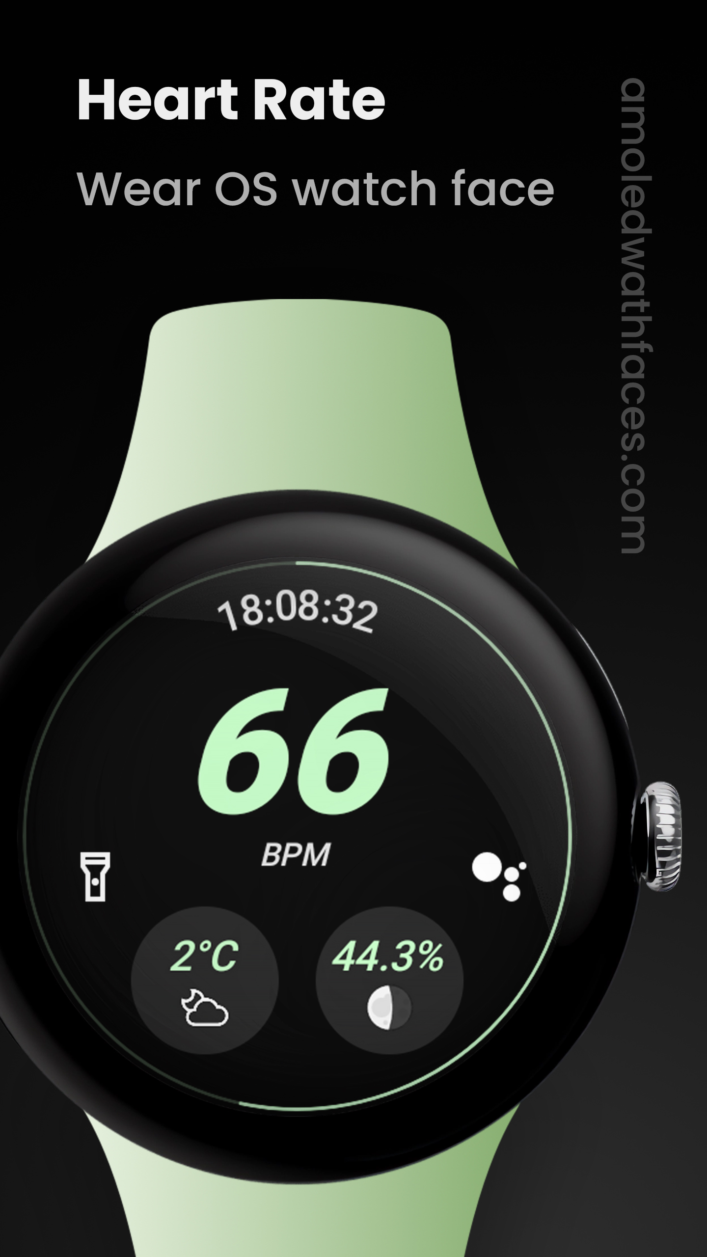 Heart Rate Watch face Android Screenshot 2