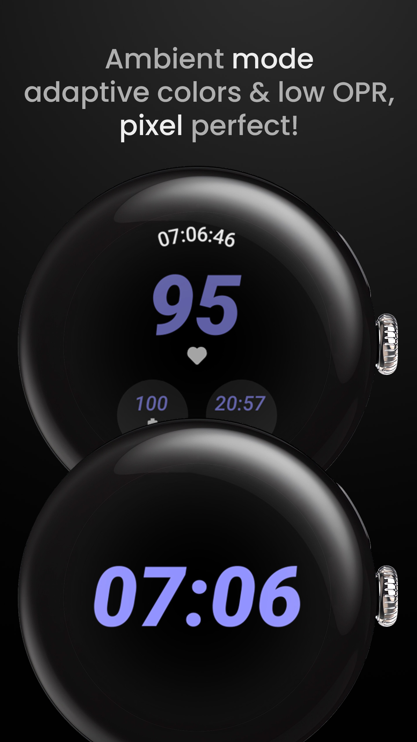 Heart Rate Watch face Android Screenshot 4