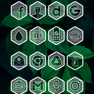 Hexanet White - Icon Pack Android Screenshot 3