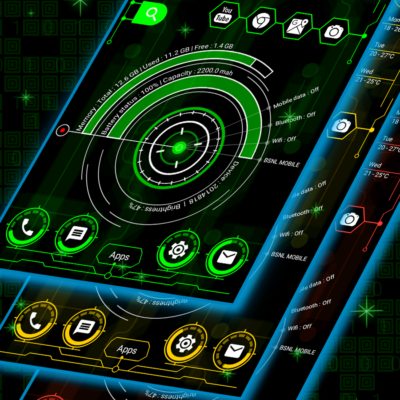 Hi-Tech Launcher Pro Android Screenshot 2