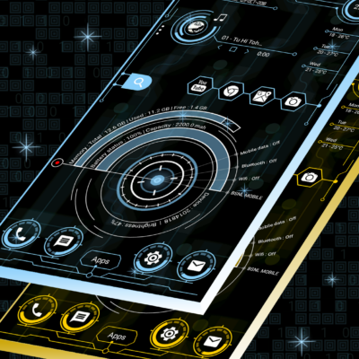 Hi-Tech Launcher Pro Android Screenshot 4