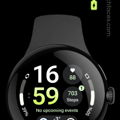 InfoBlock Watch Face Android Screenshot 2