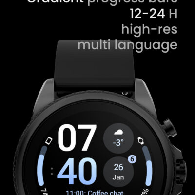 InfoBlock Watch Face Android Screenshot 3