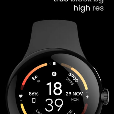 InfoGraph Watch Face Android Screenshot 3