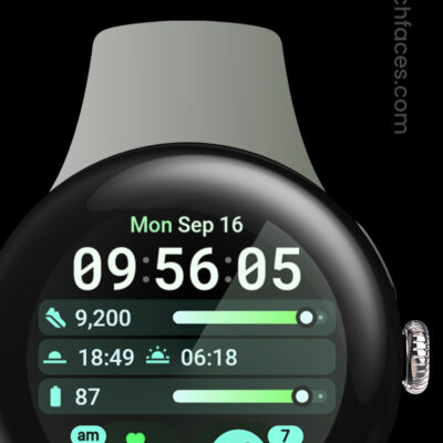 InfoHub Watch Face Android Screenshot 2