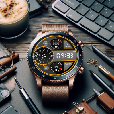 Key WF70 Luxury Watch Face Android Screenshot 2
