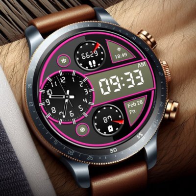 Key WF70 Luxury Watch Face Android Screenshot 4
