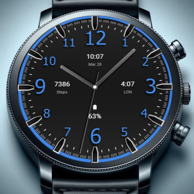 Key WF74 Analogue Watch Face Android Screenshot 2