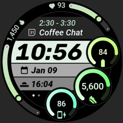 Kinetic Watch Face Android Screenshot