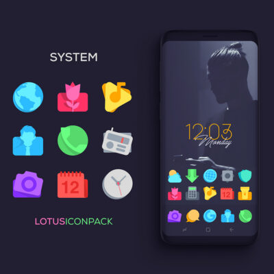 Lotus Icon Pack Android Screenshot 2