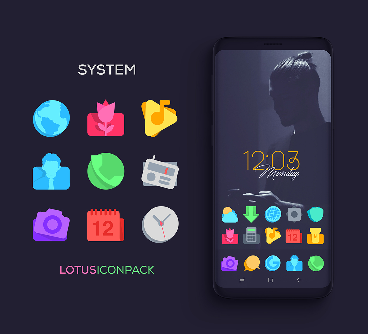 Lotus Icon Pack Android Screenshot 2
