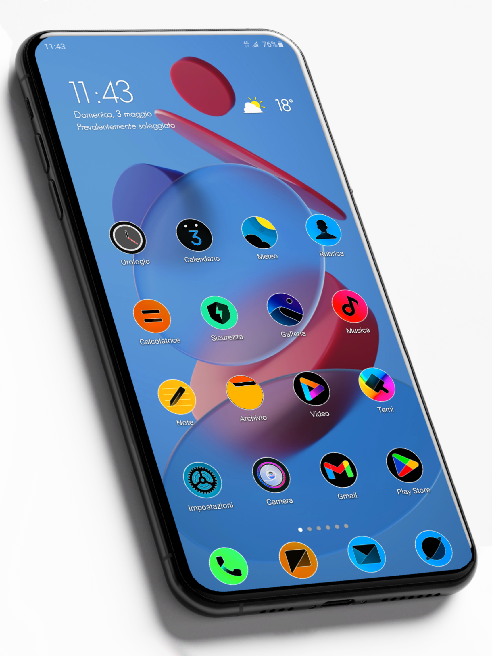 MIUl Circle Fluo - Icon Pack Android Screenshot 2