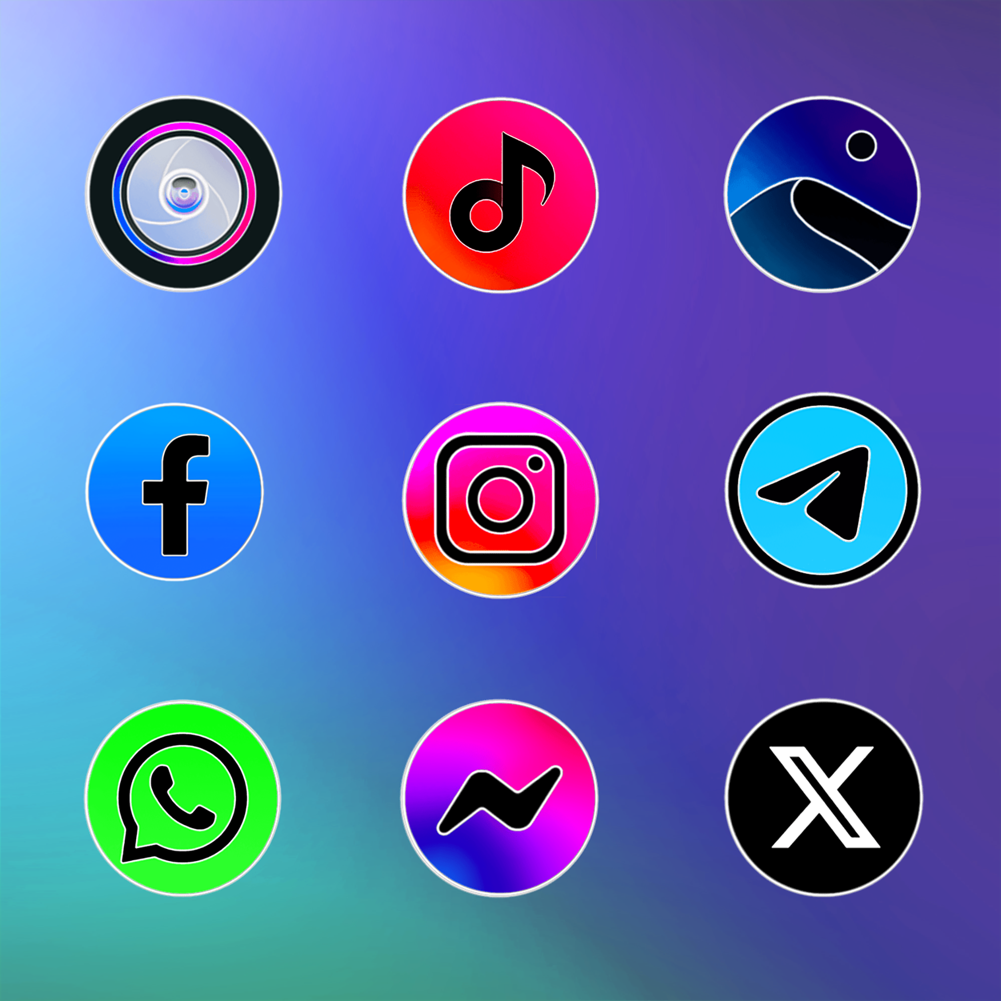 MIUl Circle Fluo - Icon Pack Android Screenshot 4