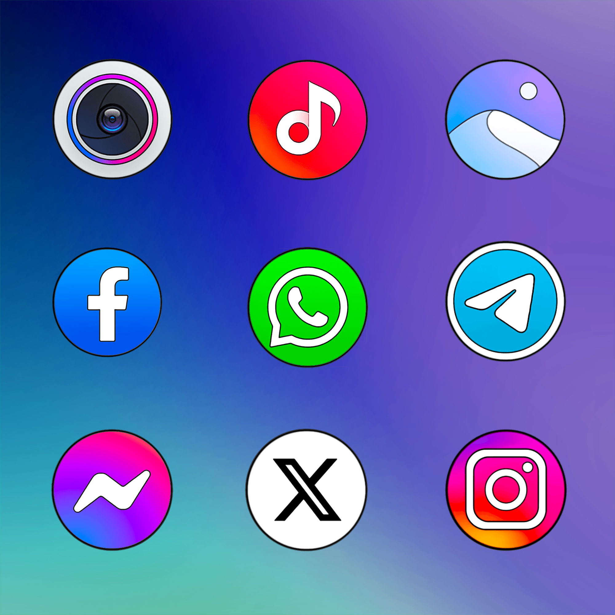 MIUl Circle - Icon Pack Android Screenshot 4