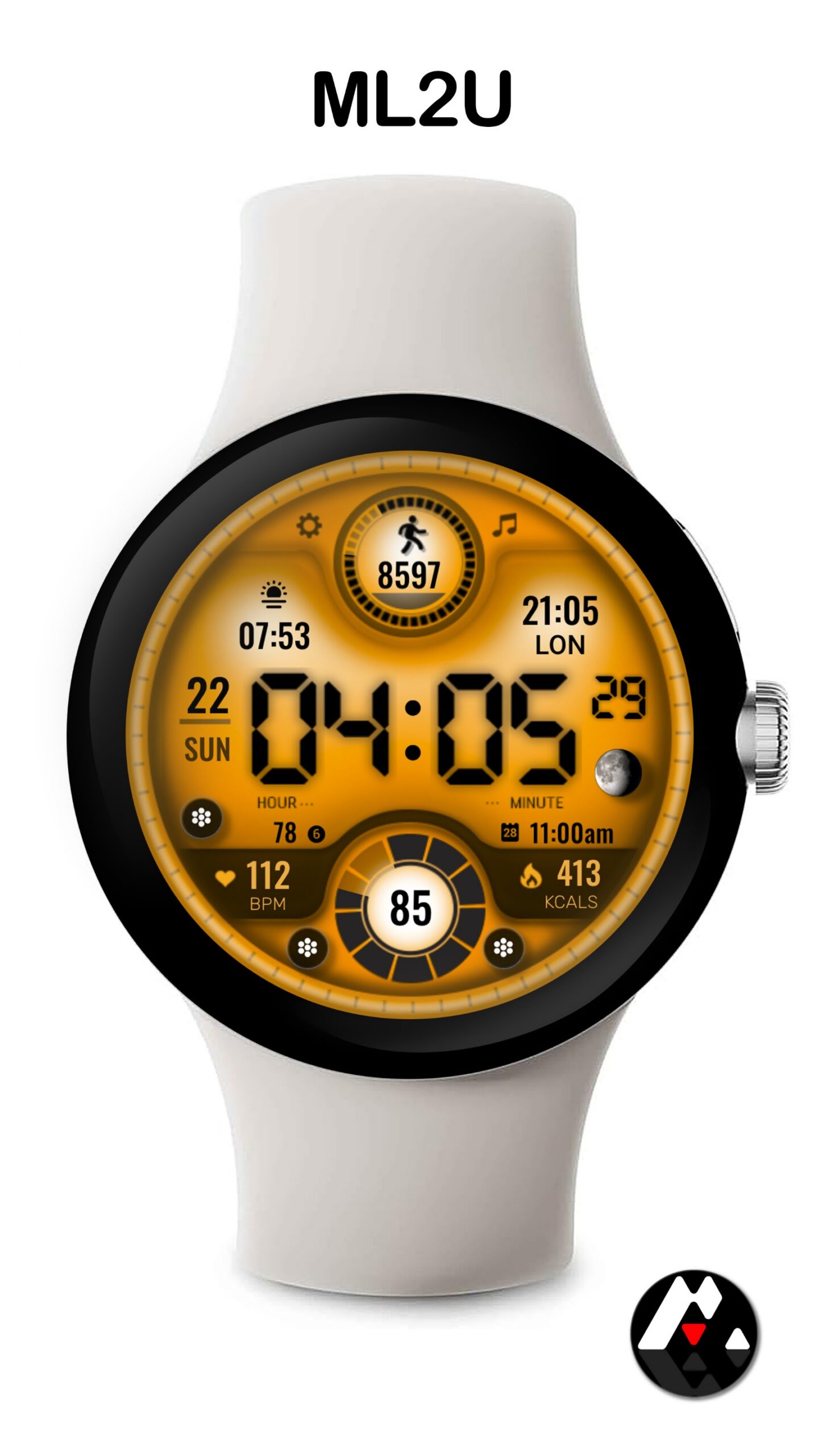 ML2U 166 Watch Face Android Screenshot 4