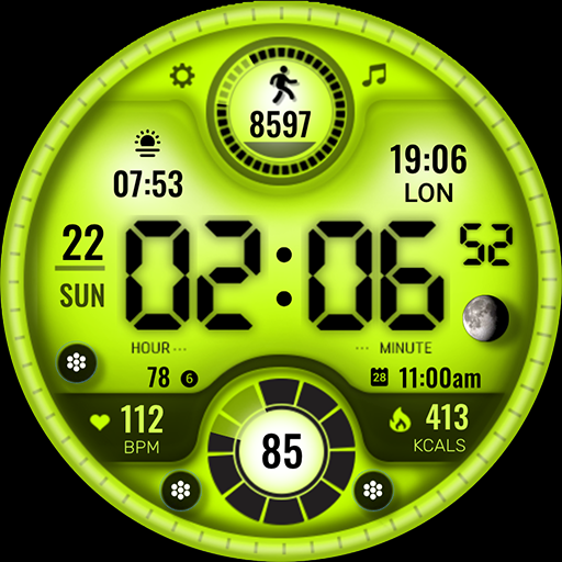 ML2U 166 Watch Face Android Screenshot