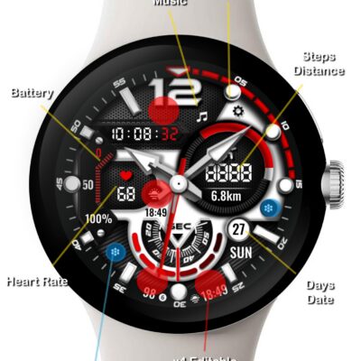 ML2U 167 Watch Face Android Screenshot 3