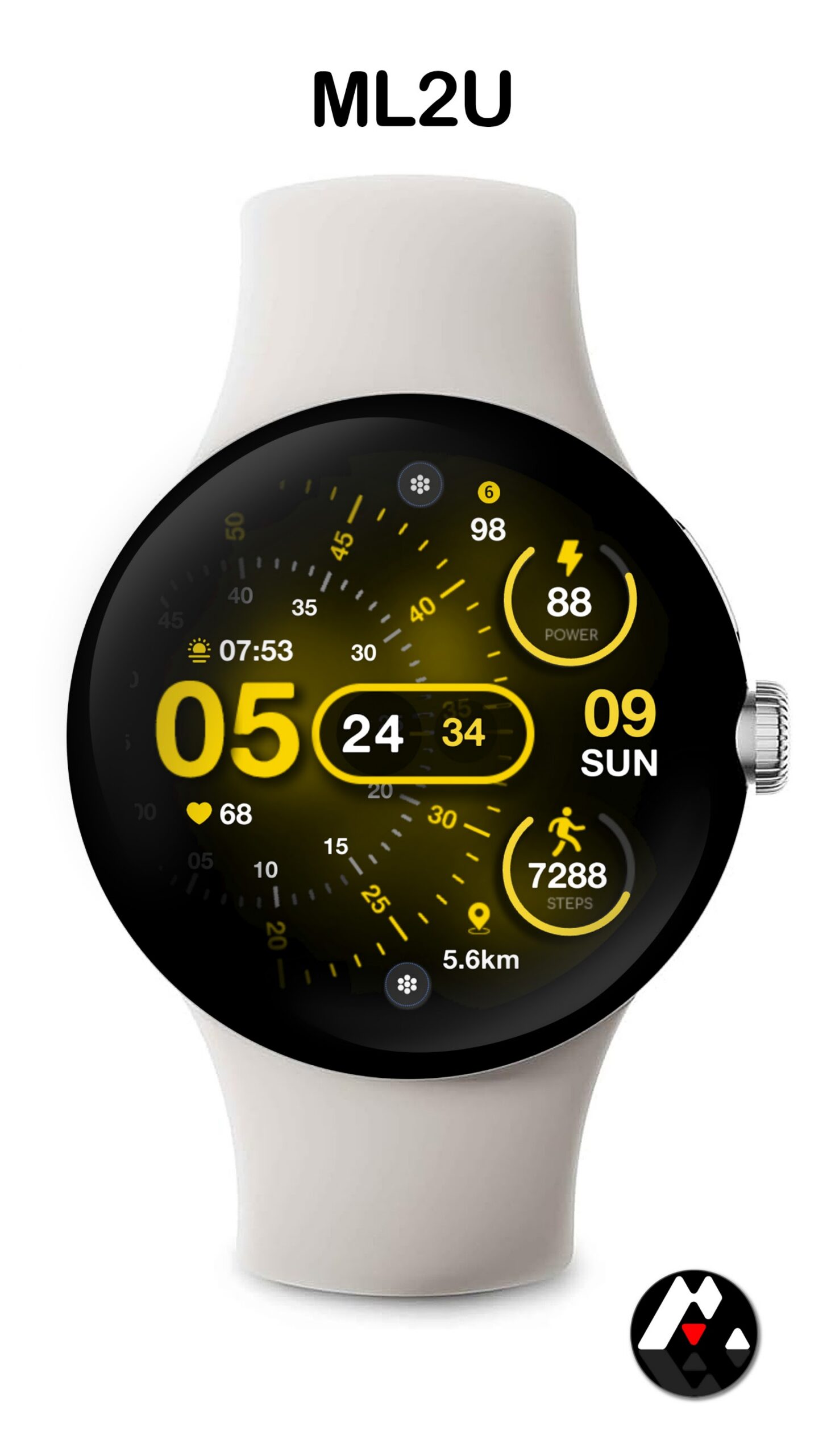 ML2U 215 Watch Face Android Screenshot 2