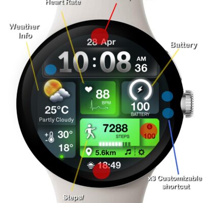 ML2U 241 Watch Face Android Screenshot 3