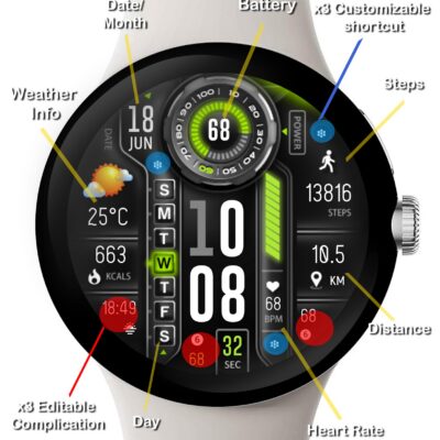 ML2U 275 Watch Face Android Screenshot 3