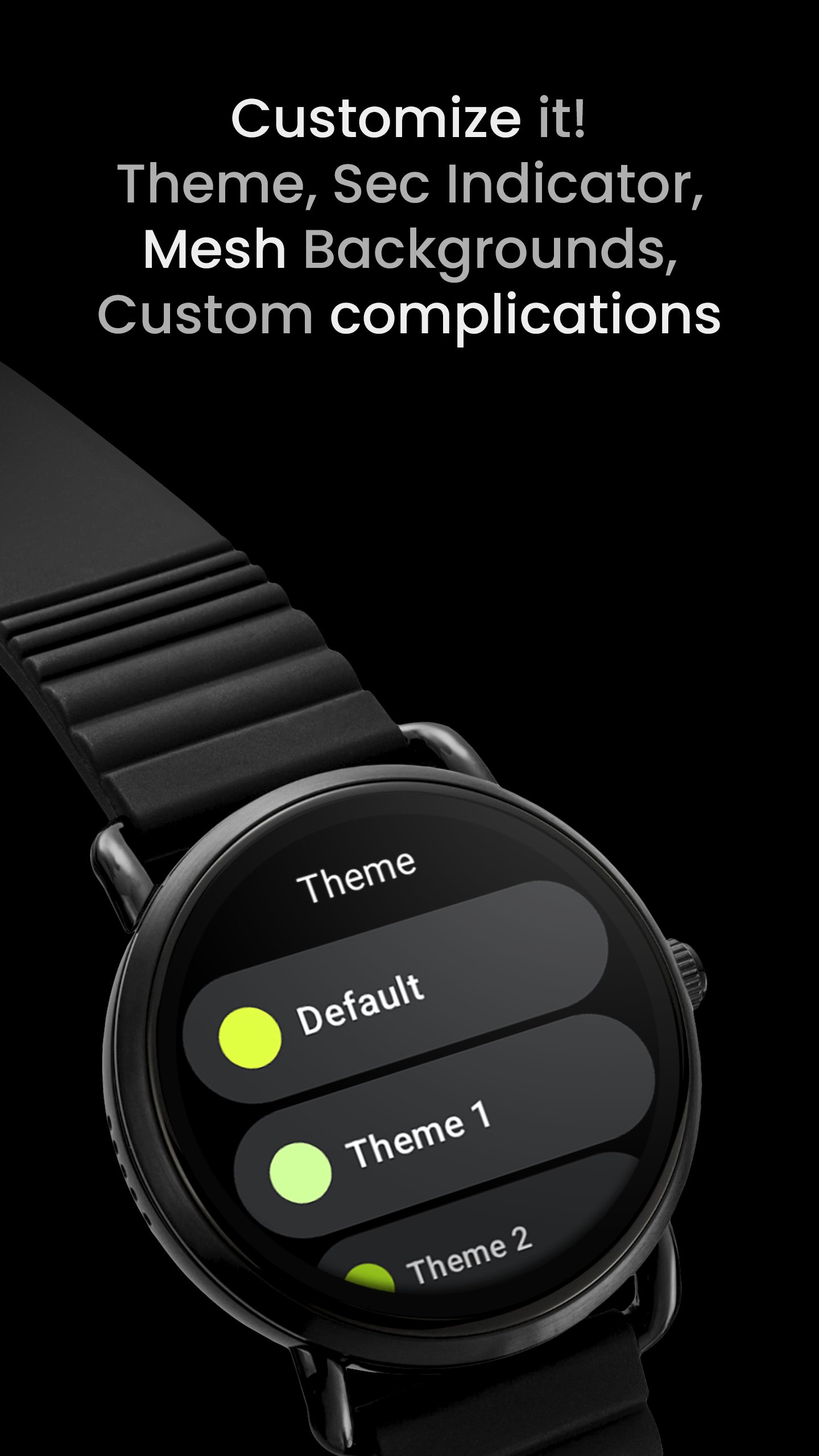 Mohawk Watch Face Android Screenshot 4