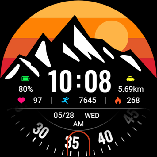 Mountain Turntable ZKin Watch Android Screenshot