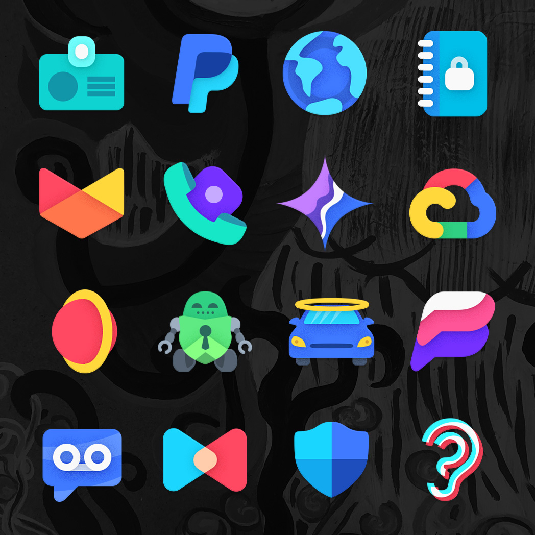 Moxy Shapeless Icon Pack Android Screenshot 4