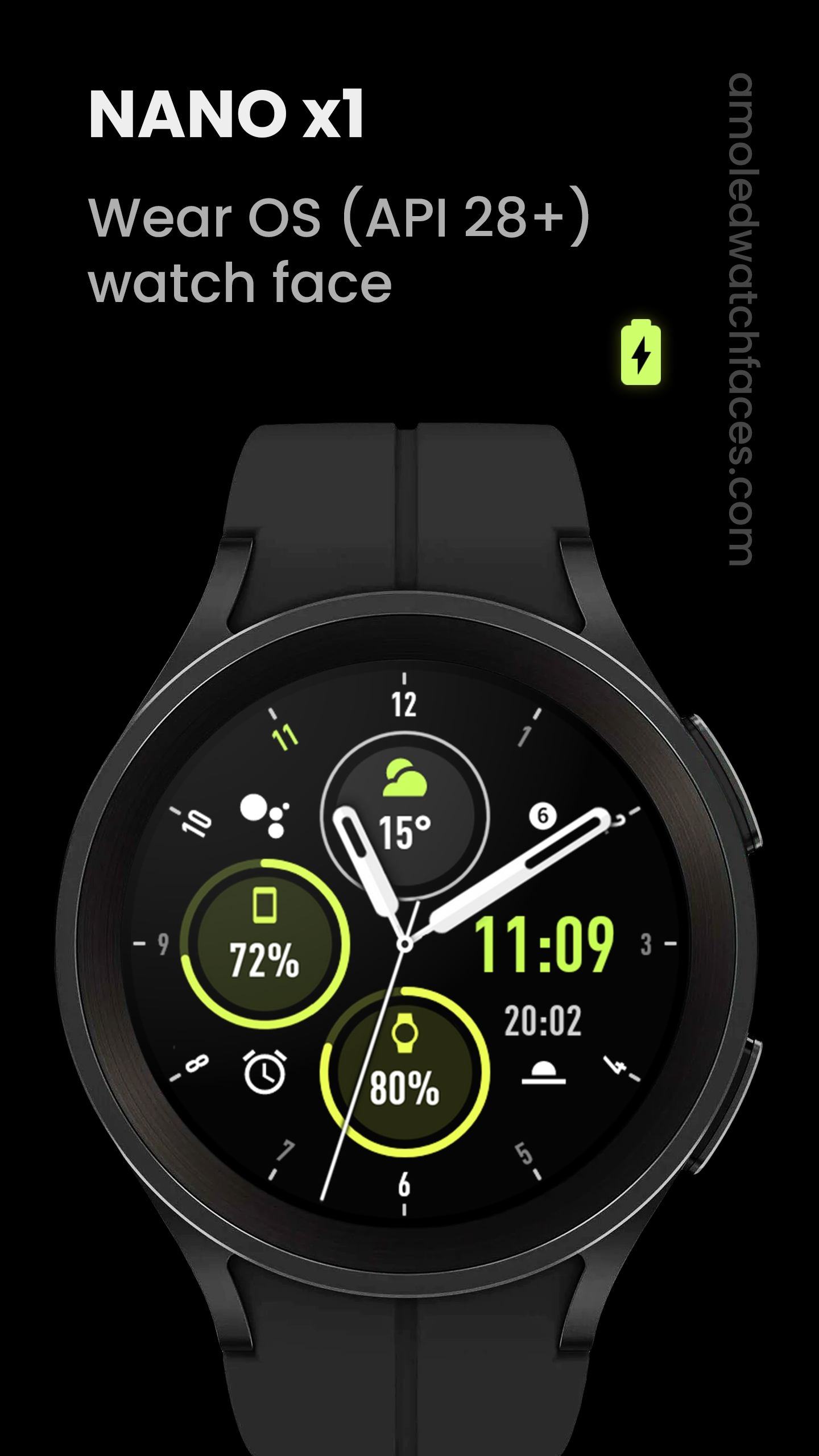 NANO x1: Watch face Android Screenshot 2