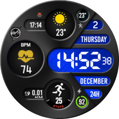 NTV134 - Unlimited Watch Face Android Screenshot