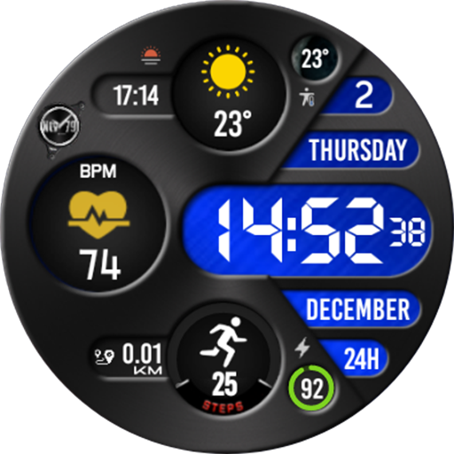 NTV134 - Unlimited Watch Face Android Screenshot