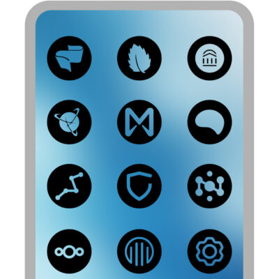 Night Void Icon Pack Android Screenshot 3