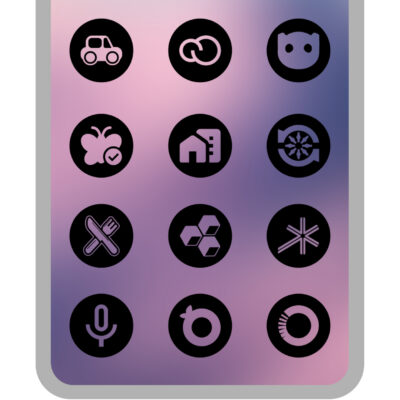 Night Void Icon Pack Android Screenshot 4