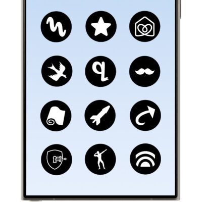 Nova OLED 17 Icon Pack Android Screenshot 4
