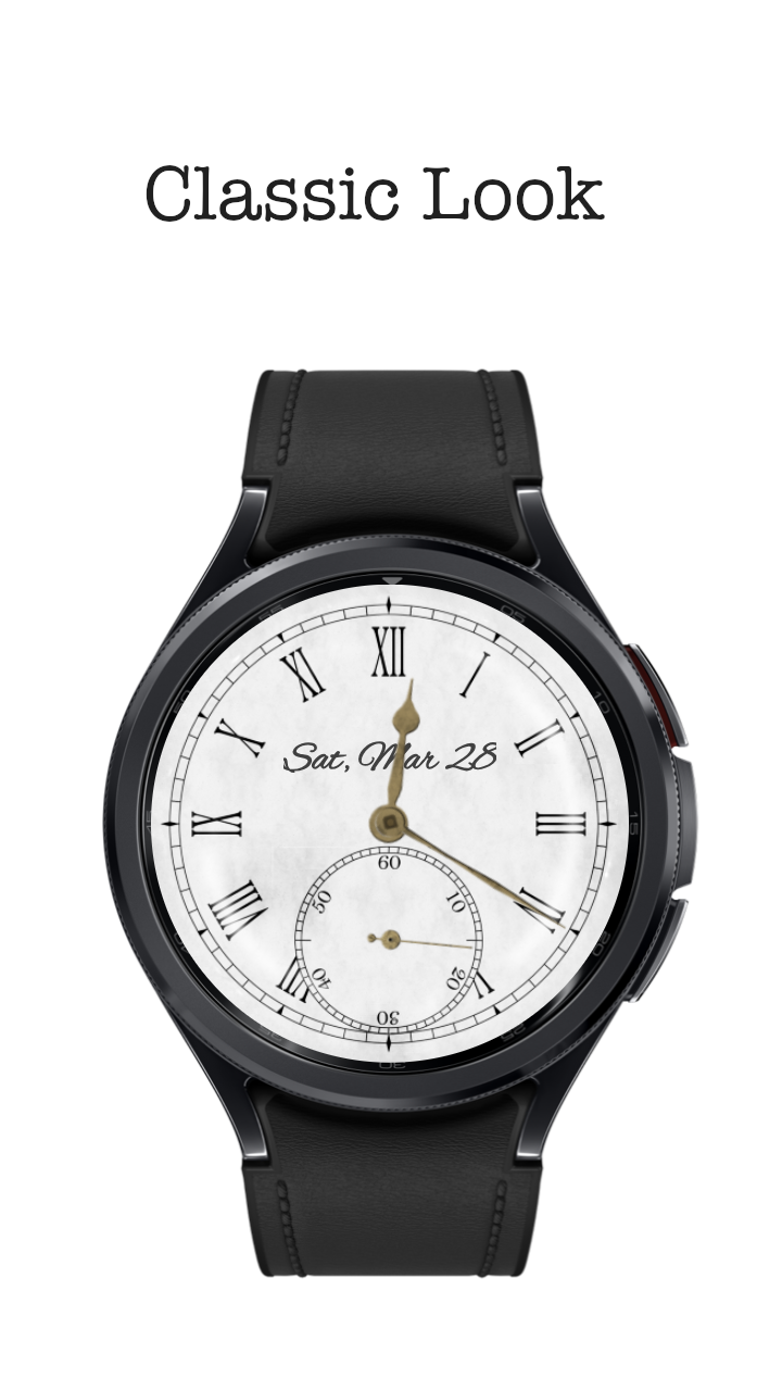 Old Style Watch Face Android Screenshot 2