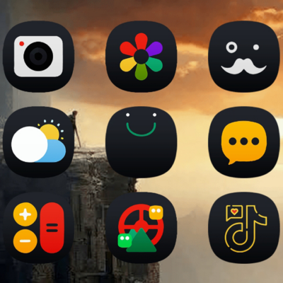 OneUI 7 Dark - Icon Pack Android Screenshot 2
