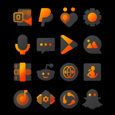 Orangediant - Icon Pack Android Screenshot 4