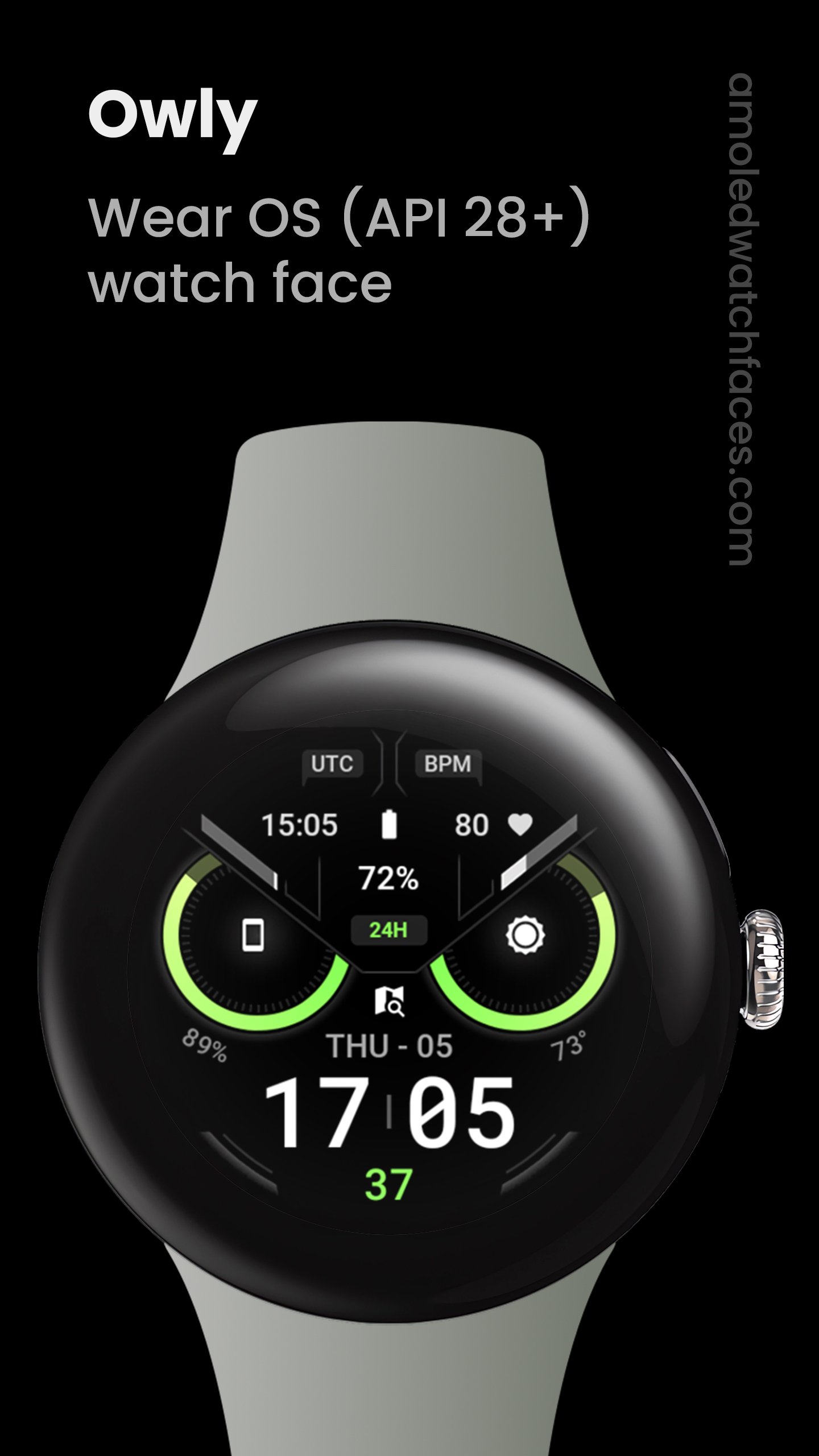 Owly Watch Face Android Screenshot 2