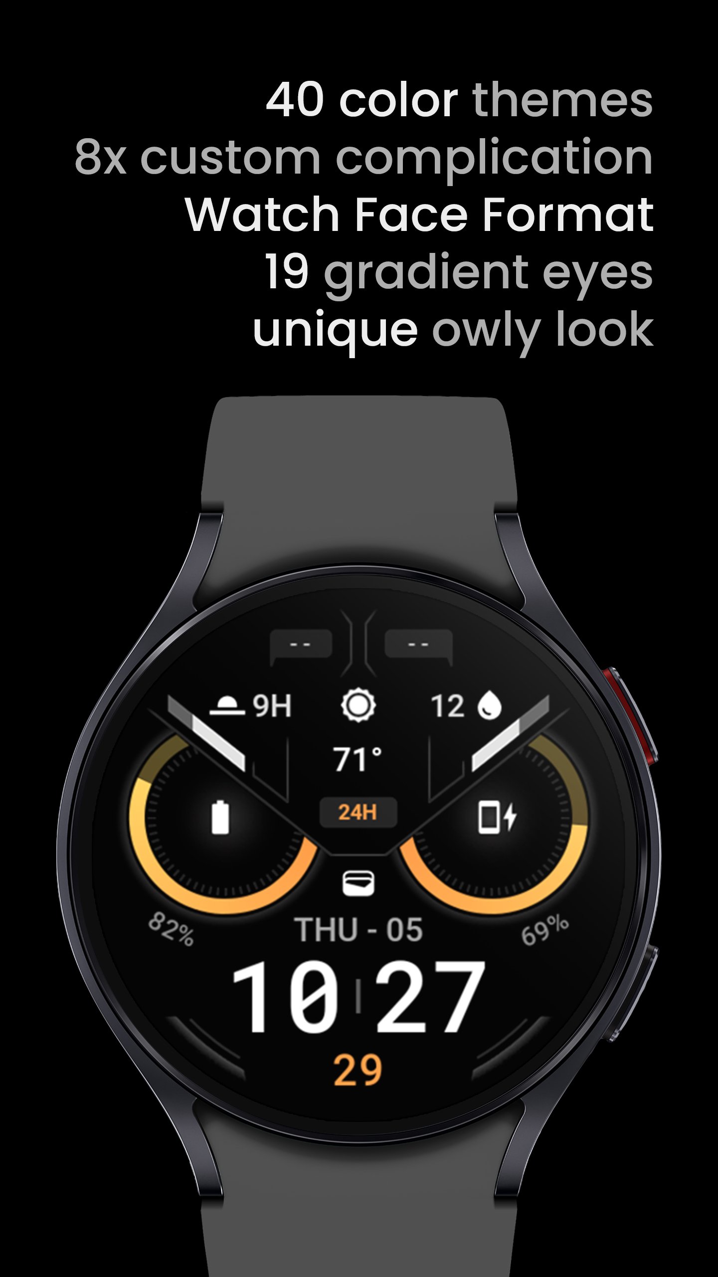 Owly Watch Face Android Screenshot 3