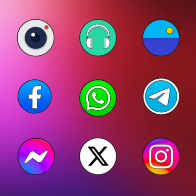 Oxigen Circle - Icon Pack Android Screenshot 4