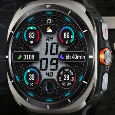 PRADO 74 Digital Watch Face Android Screenshot 3