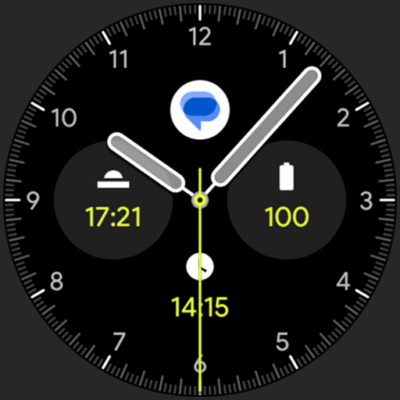 Pear Analog Watch Face Android Screenshot