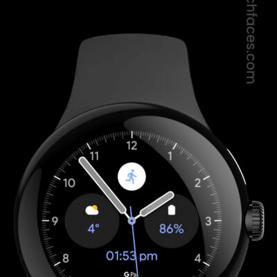Pear Analog Watch Face Android Screenshot 2