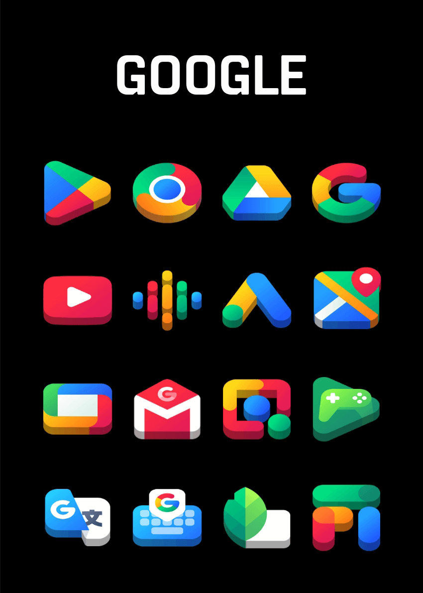 Pills 3D - Icon Pack Android Screenshot 2