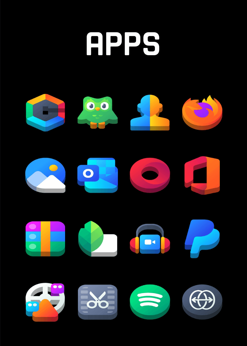 Pills 3D - Icon Pack Android Screenshot 4