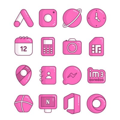 Pink Teddy - icon pack Android Screenshot 3