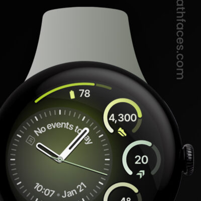 Pixel Analog 2 Watch Face Android Screenshot 2