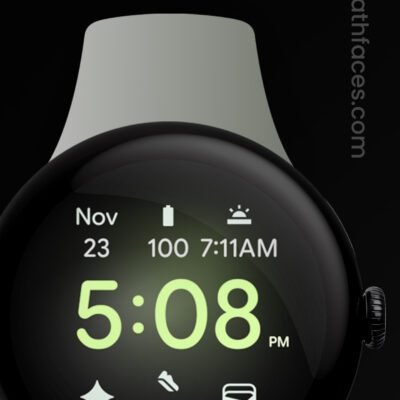 Pixel Watch Face Android Screenshot 2