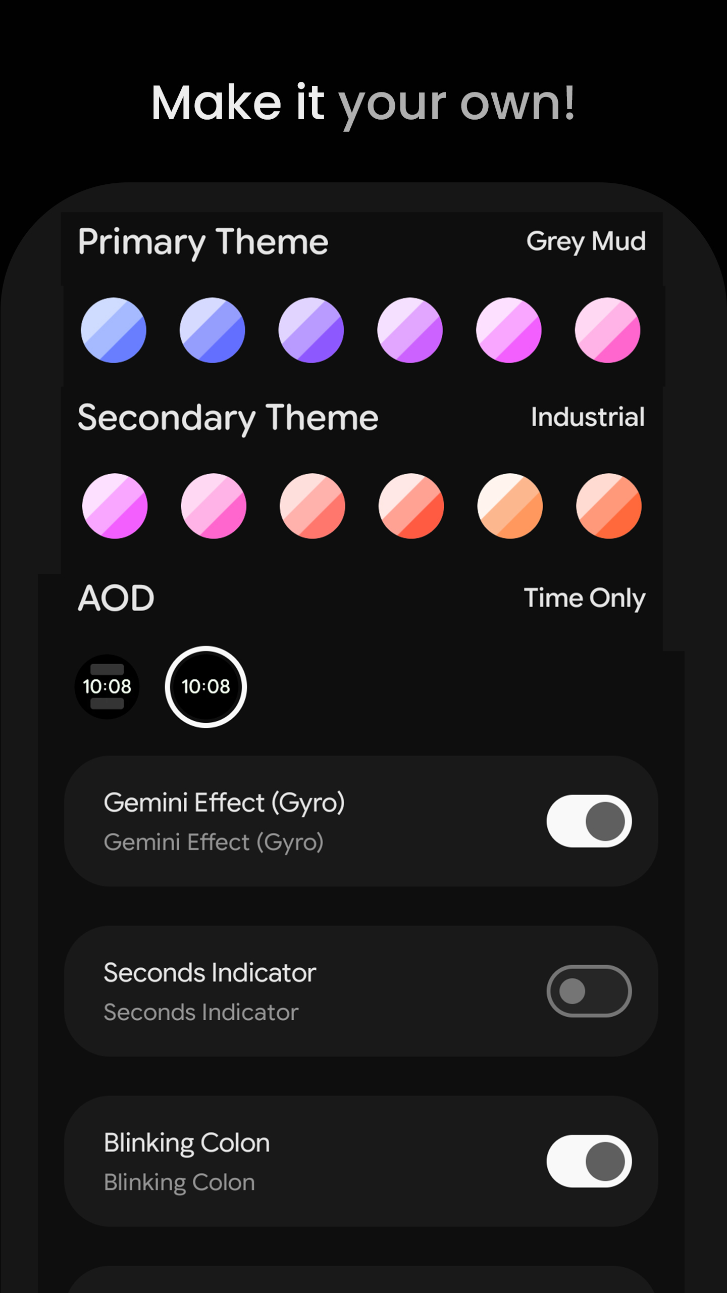 Pixel Watch Face Android Screenshot 4