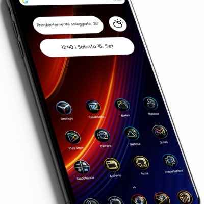 Pixly Dark 3D - Icon Pack Android Screenshot 2