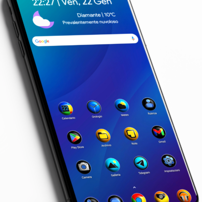 Pixly Fluo 3D - Icon Pack Android Screenshot 2